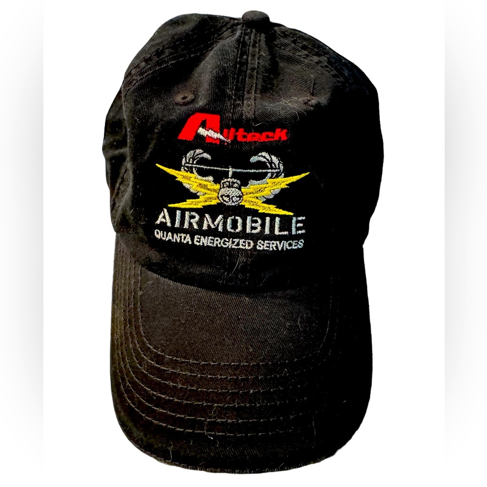 Allteck Energy Services Helicopter Quanta Airmobile Black OS Men’s Baseball Hat